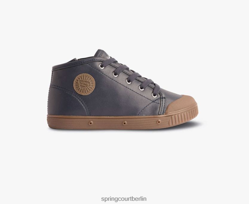 Spring Court Kind B2-Ziegenleder mit Reißverschluss Schuhwerk DVNPNB85